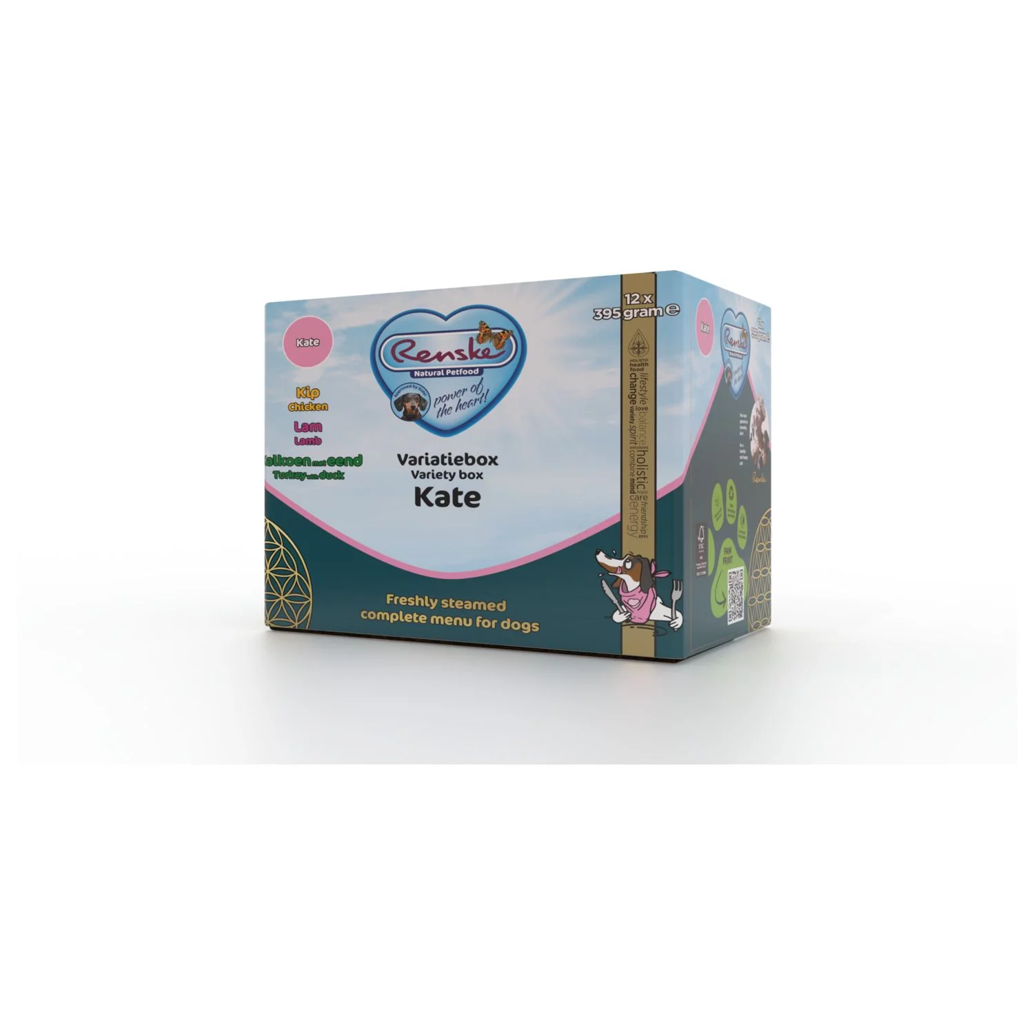 Renske Adult Multi - Hondenvoer - Kip Kalkoen Lam 12x395 G 1 Renske Adult Multi - Hondenvoer - Kip Kalkoen Lam 12x395 G