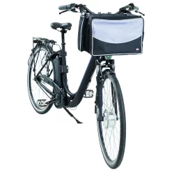 Trixie Fietstas Voor Aan Stuur - Hondenfietsaccessoires - 41x26x26 Cm Zwart Grijs -Dierbenodigdheden-Honden 6751 30019875 7