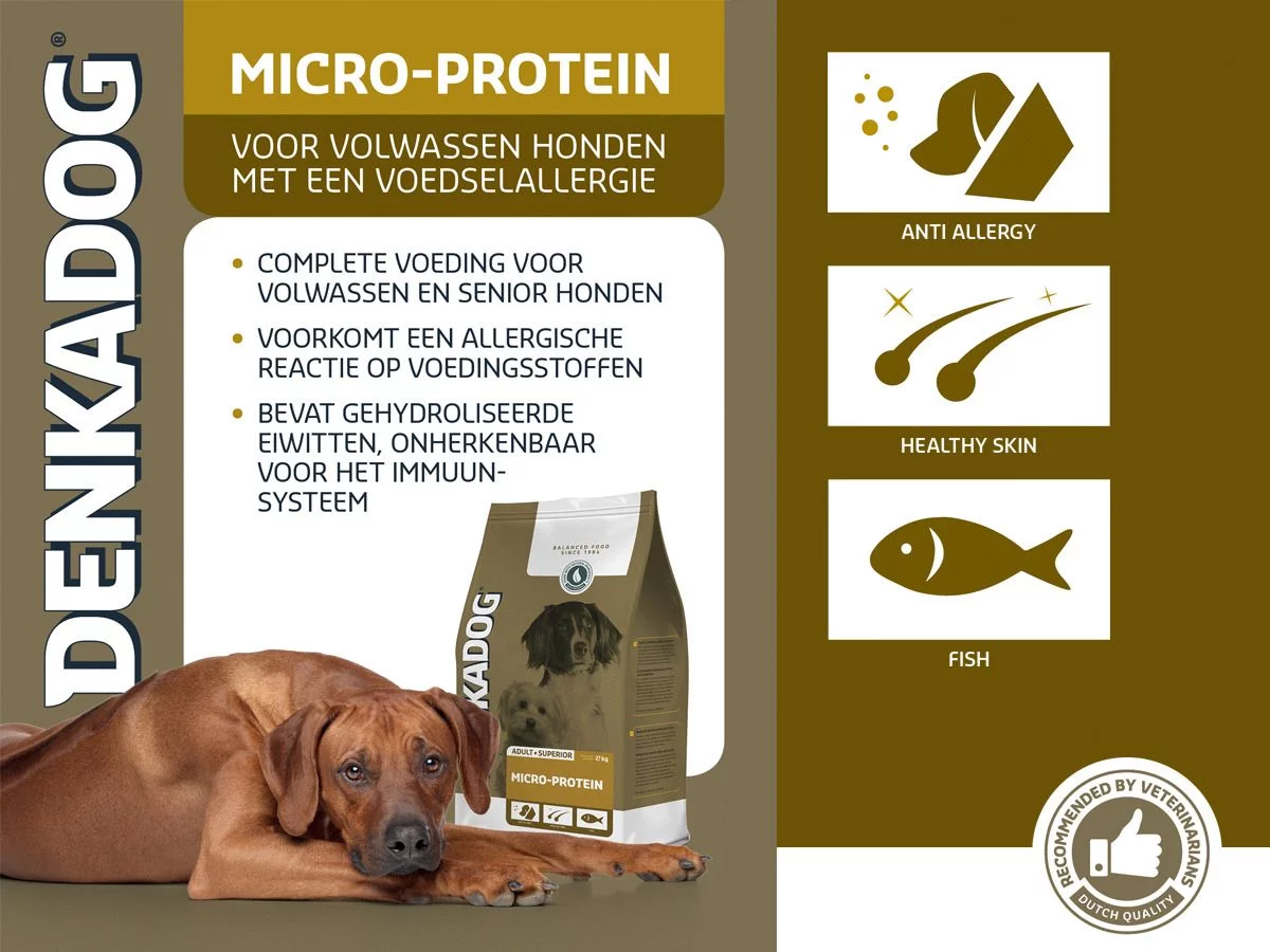 Denkadog Superior Micro-Protein Vis - Hondenvoer 2 Denkadog Superior Micro-Protein Vis - Hondenvoer - Afbeelding 2