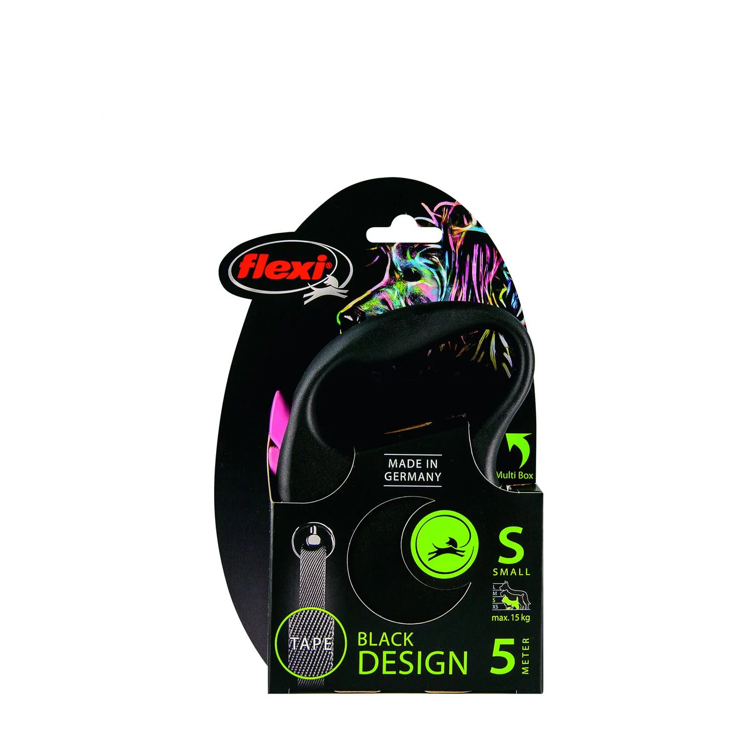 Flexi Black Design Koord S 5 M - Hondenriem 2 Flexi Black Design Koord S 5 M - Hondenriem - Afbeelding 2