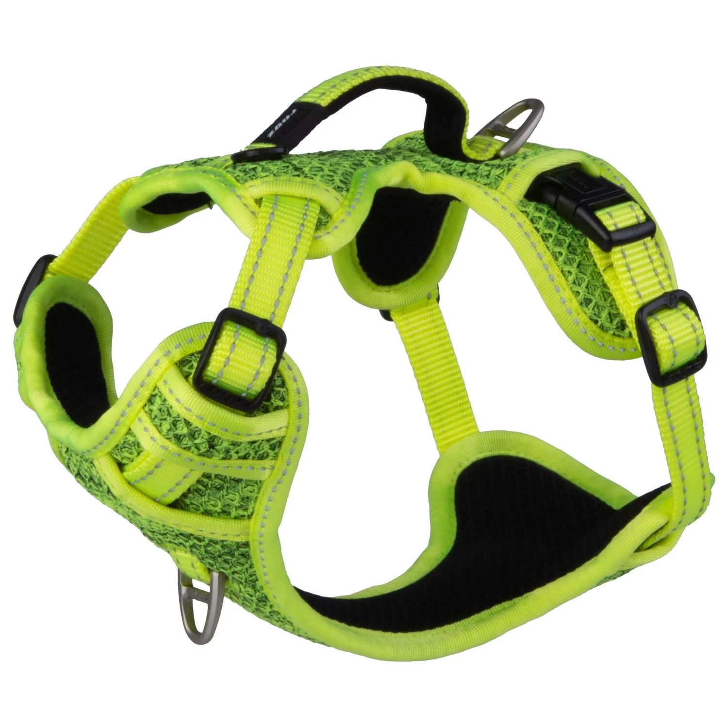 Rogz Explore Tuig Gevoerd Geel - Hondenharnas 1 Rogz Explore Tuig Gevoerd Geel - Hondenharnas