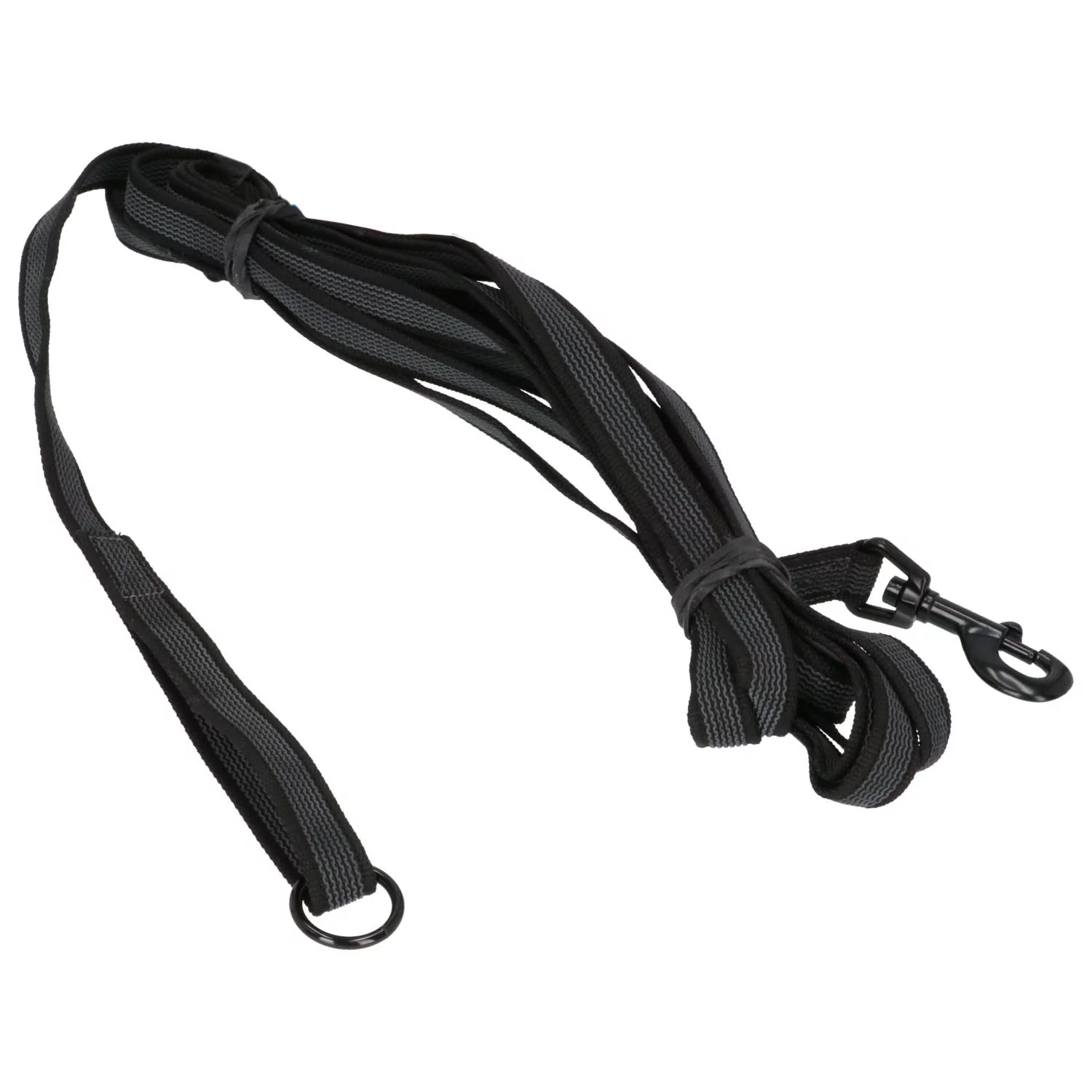 Adori Nylon Anti-Sliplijn Met Handvat - Hondenriem - 5mx2.0 Cm Zwart L 1 Adori Nylon Anti-Sliplijn Met Handvat - Hondenriem - 5mx2.0 Cm Zwart L
