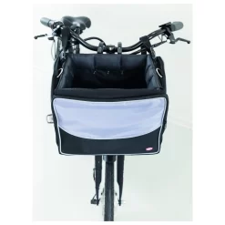 Trixie Fietstas Voor Aan Stuur - Hondenfietsaccessoires - 41x26x26 Cm Zwart Grijs -Dierbenodigdheden-Honden 6957 30019875 5