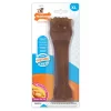 Nylabone Flexible Puppy Bone Souper - Hondenspeelgoed - Kip 19.5x5.5x3 Cm 150 G Bruin Tot 30 Kg Xlarge