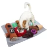 All For Paws Snuffelmat Met Speeltje - Hondenspeelgoed - 76x52x10 Cm Multi-Color