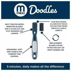 Mikki Doodle De-Matter - Hondenvachtborstel - Blauw Grijs 10 Mikki Doodle De-Matter - Hondenvachtborstel - Blauw Grijs -Dierbenodigdheden-Honden 7109 30018615 5