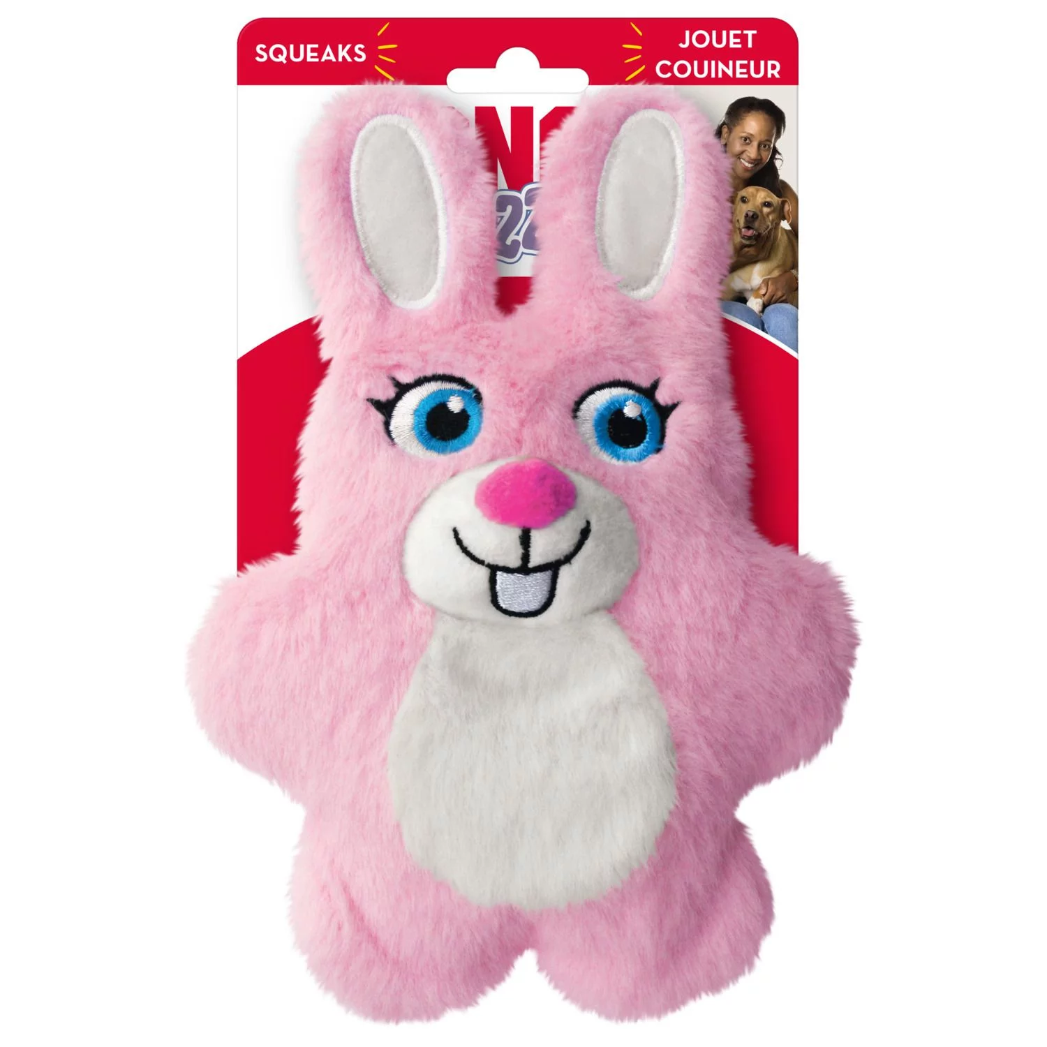 Kong Snuzzles Kiddos Bunny - Hondenspeelgoed - Sm 2 Kong Snuzzles Kiddos Bunny - Hondenspeelgoed - Sm - Afbeelding 2