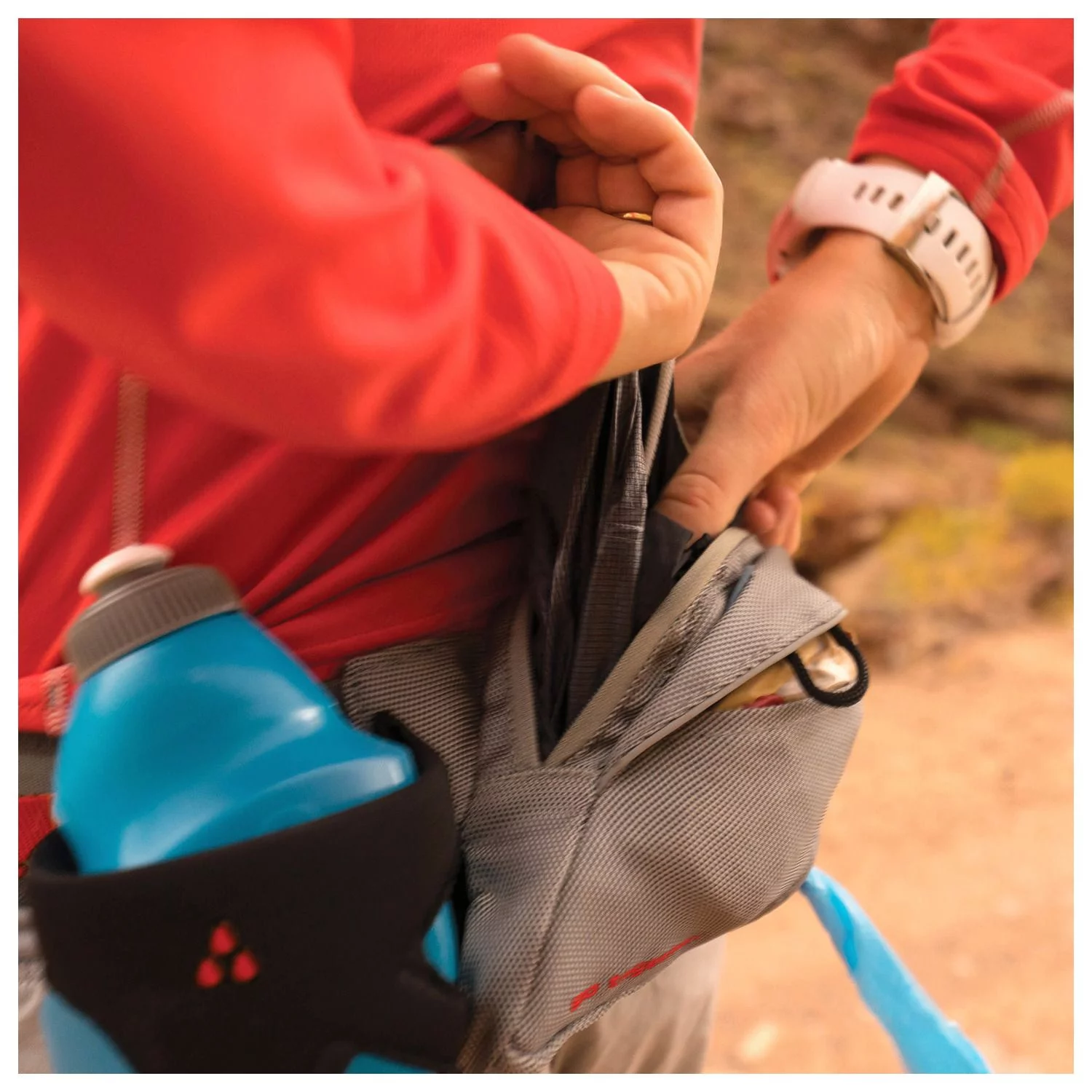 Kurgo K9 Excusion Running Belt - Hondenheupgordel - Grijs Rood 5 Kurgo K9 Excusion Running Belt - Hondenheupgordel - Grijs Rood - Afbeelding 5