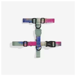 Zee.Dog H-Harnas Bliss Mintgroen&Roze&Blauw - Hondentuig