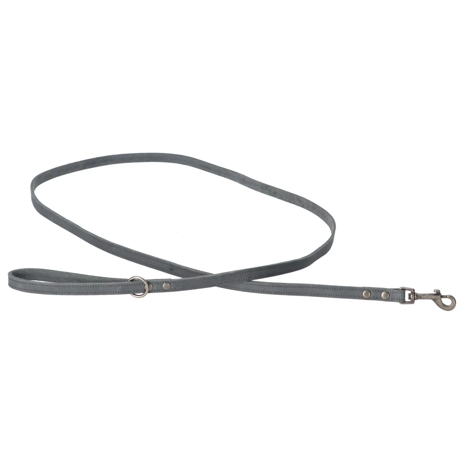 Adori Looplijn Vetleder Met Print - Hondenriem - 180x1.4 Cm Grijs S 1 Adori Looplijn Vetleder Met Print - Hondenriem - 180x1.4 Cm Grijs S