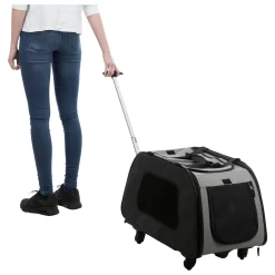 Trixie Trolley - Hondentrolley - 34x43x67 Cm Grijs -Dierbenodigdheden-Honden 7388 10028191 4