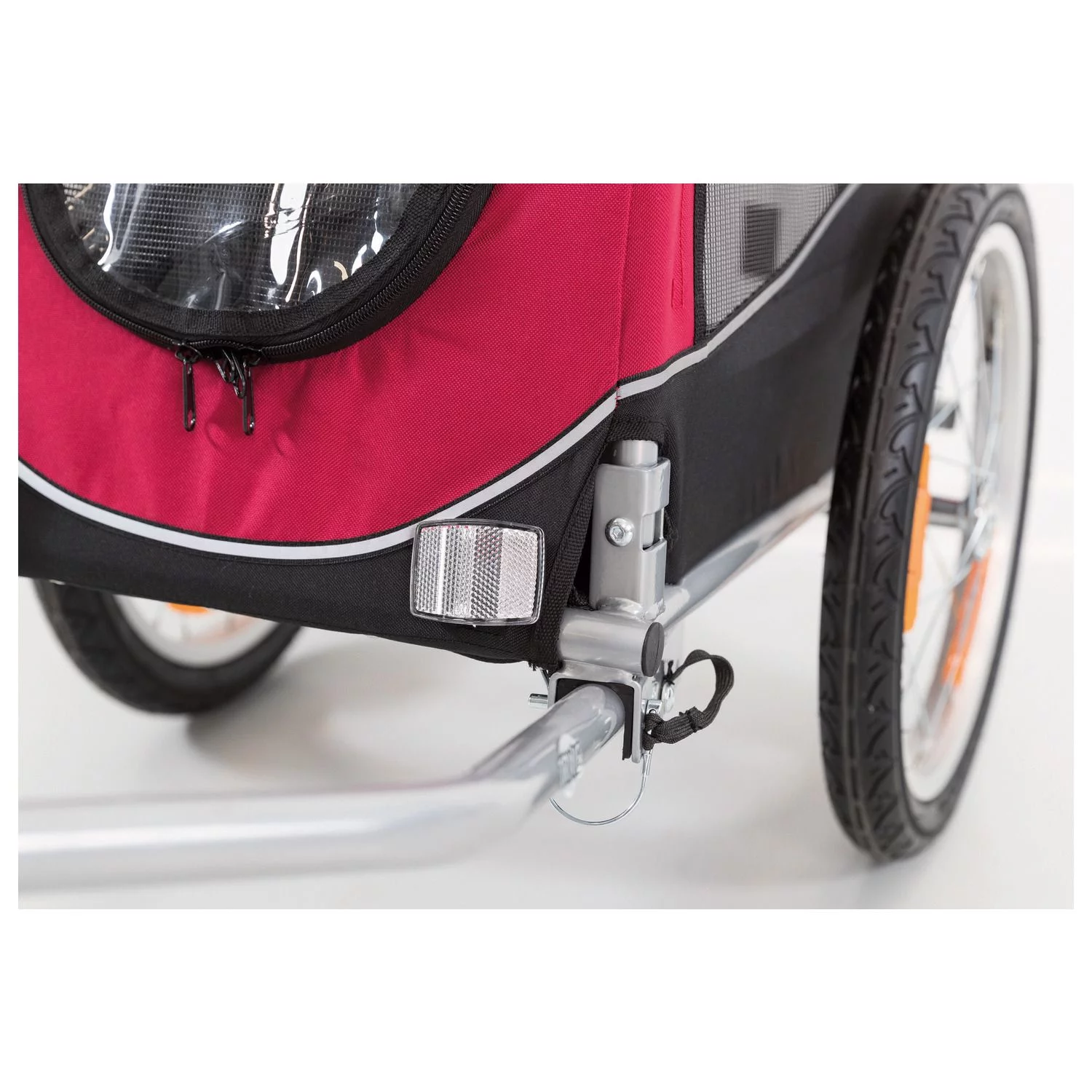 Trixie Fietskar - Hondenfietskar - 53x60x60/117 Cm Zwart Rood Tot 15 Kg Small 7 Trixie Fietskar - Hondenfietskar - 53x60x60/117 Cm Zwart Rood Tot 15 Kg Small - Afbeelding 7