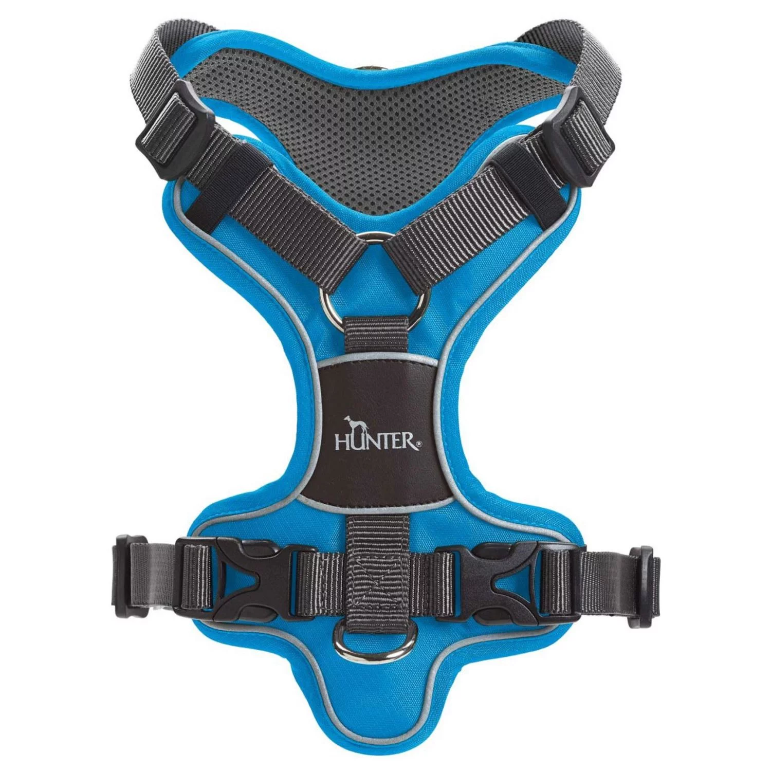 Hunter Harnas Divo Blauw&Grijs - Hondentuig 2 Hunter Harnas Divo Blauw&Grijs - Hondentuig - Afbeelding 2