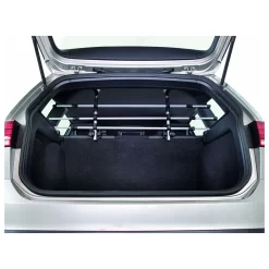 Trixie Autorek Met Hoofdsteun Fixatie - Hondenautoaccessoire - 105x172 Cm Zilver Zwart