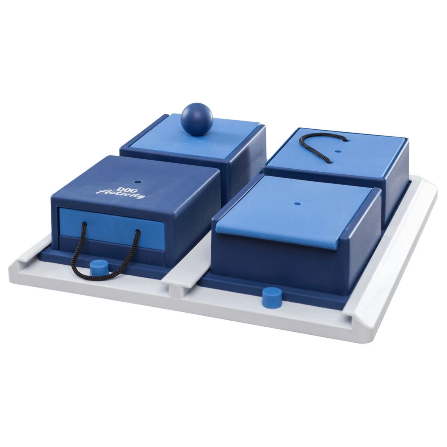 Trixie Dog Activity Poker Box 1 Strategiespel - Hondenspeelgoed - 31x31 Cm Donkerblauw Wit Level 2 1 Trixie Dog Activity Poker Box 1 Strategiespel - Hondenspeelgoed - 31x31 Cm Donkerblauw Wit Level 2