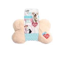 All For Paws Little Buddy Heart Beat Pillow - Hondenspeelgoed - 27x19x15.5 Cm Wit -Dierbenodigdheden-Honden 7709 30016009 3