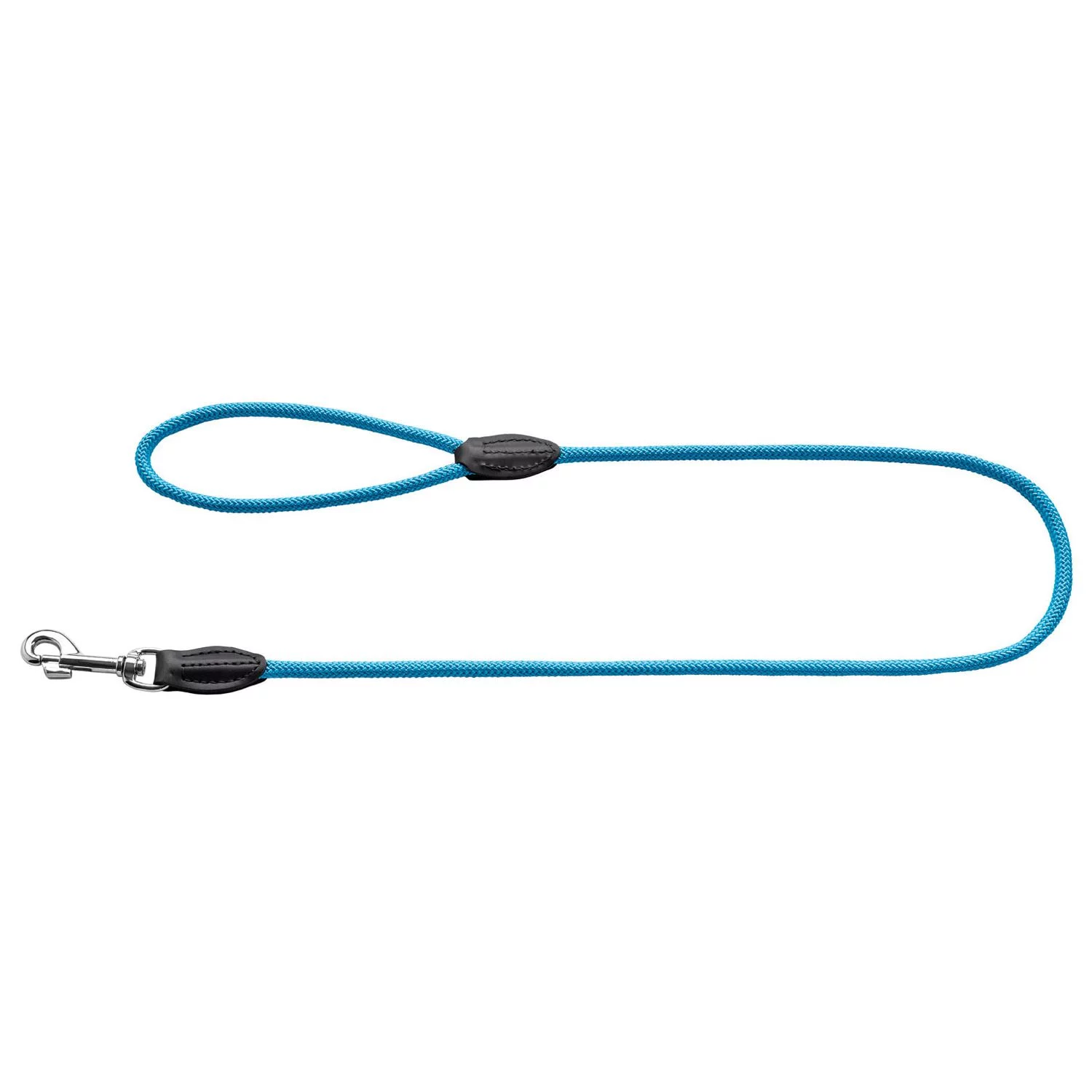 Hunter Looplijn Freestyle Nylon Rond Petrol - Hondenriem 1 Hunter Looplijn Freestyle Nylon Rond Petrol - Hondenriem