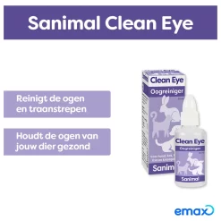 Emax Clean Eye - Oogverzorgingsmiddel - 30 Ml -Dierbenodigdheden-Honden 7952 030169 4