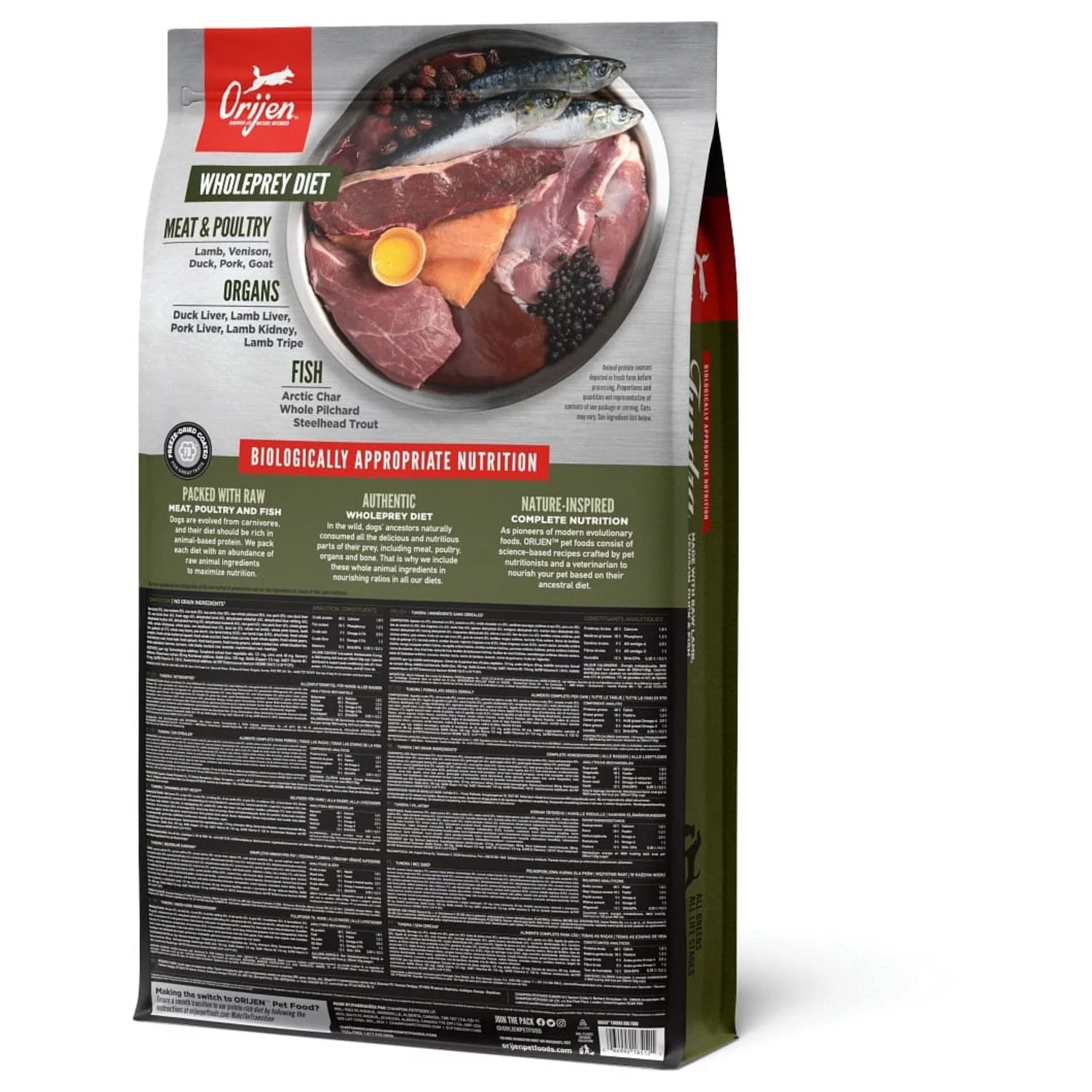 Orijen Whole Prey Tundra Dog Geit&Zwijn - Hondenvoer 4 Orijen Whole Prey Tundra Dog Geit&Zwijn - Hondenvoer - Afbeelding 4