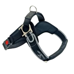 Tre Ponti Forza Tuig Zwart&Reflectie - Hondenharnas