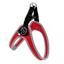 Tre Ponti Fibbia Basic Tuig Rood&Reflectie - Hondenharnas