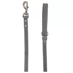 Adori Looplijn Vetleder Gevoerd Handvat - Hondenriem - 130x1.8 Cm Grijs Antraciet M/L 5 Adori Looplijn Vetleder Gevoerd Handvat - Hondenriem - 130x1.8 Cm Grijs Antraciet M/L -Dierbenodigdheden-Honden 8054 30019741 3