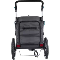 Trixie Fietskar Opvouwbaar - Hondenfietskar - 58x93x74/114 Cm Grijs Zwart Tot 15 Kg Small -Dierbenodigdheden-Honden 8061 30019180 7