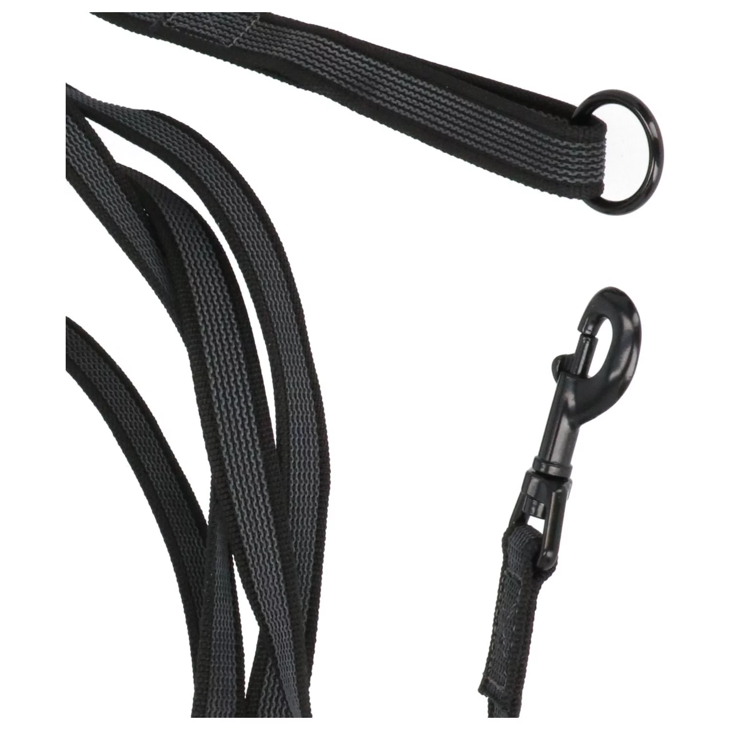 Adori Nylon Anti-Sliplijn Met Handvat - Hondenriem - 5mx2.0 Cm Zwart L 3 Adori Nylon Anti-Sliplijn Met Handvat - Hondenriem - 5mx2.0 Cm Zwart L - Afbeelding 3
