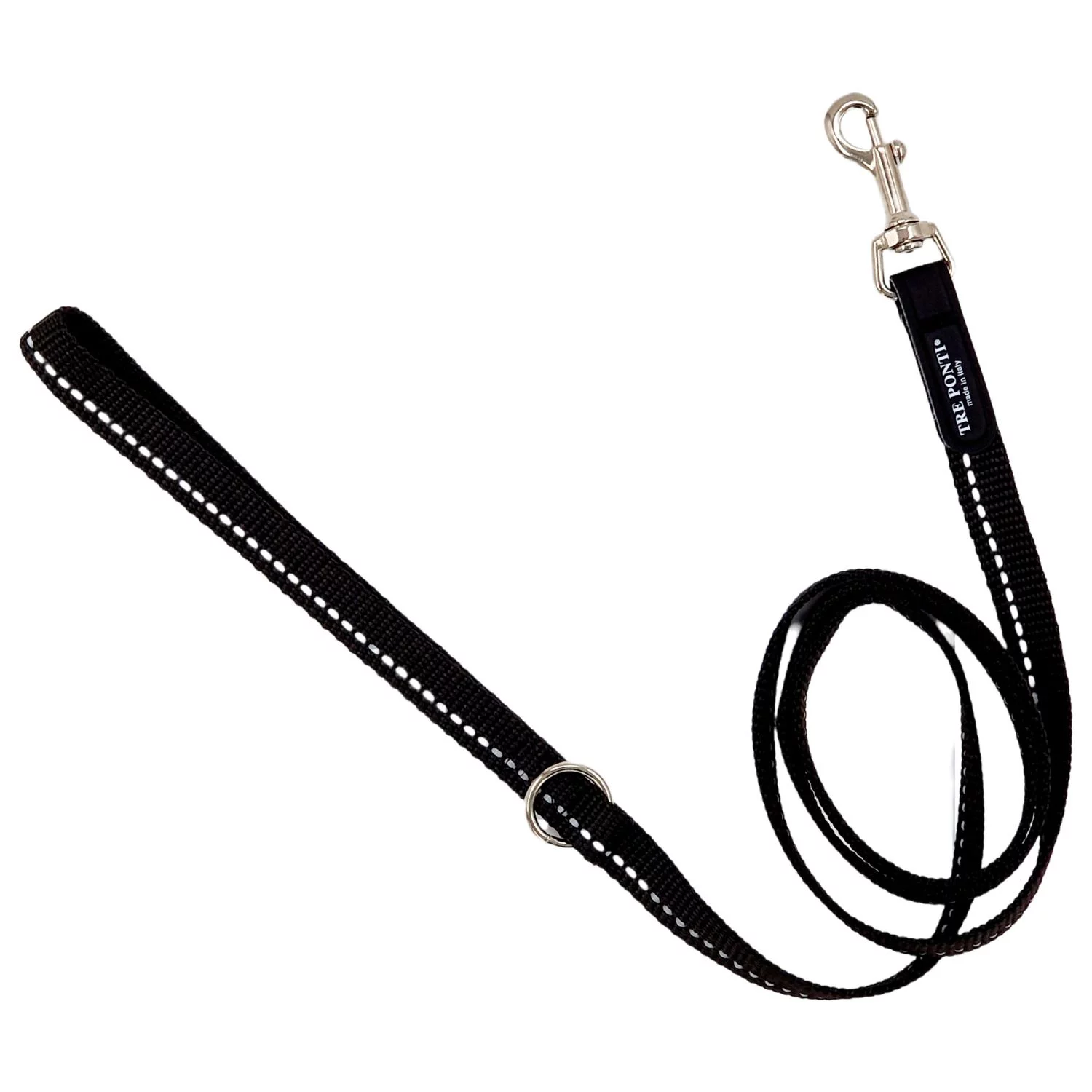 Tre Ponti Economic Lijn Reflecterend - Hondenriem - 125 Cm Zwart Reflectie 1 Tre Ponti Economic Lijn Reflecterend - Hondenriem - 125 Cm Zwart Reflectie
