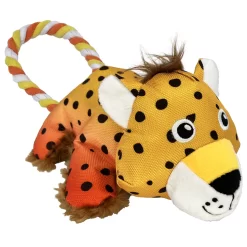 Kong Cozie Tuggz Cheetah - Hondenspeelgoed - Sm/M