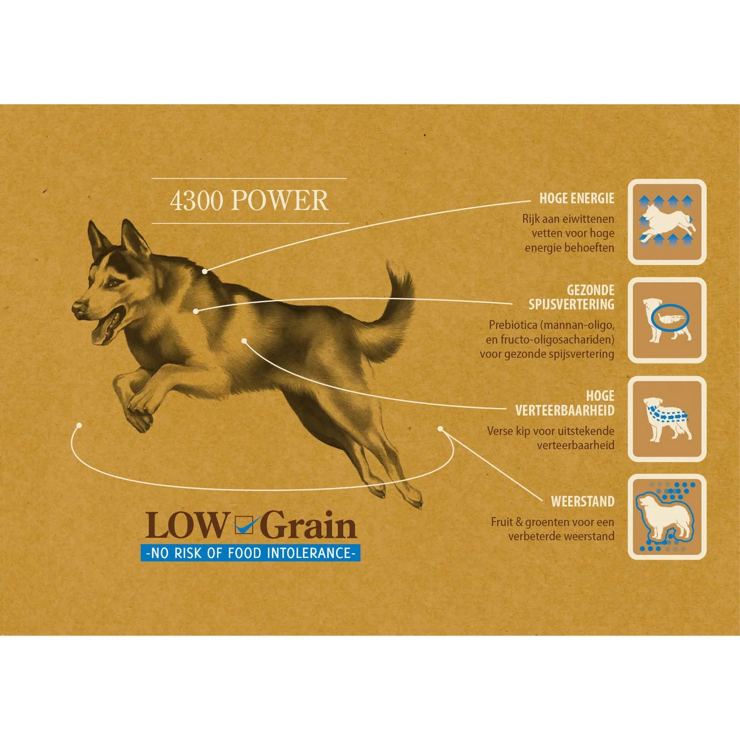 Sam's Field 4300 Power Kip&Aardappel - Hondenvoer 2 Sam's Field 4300 Power Kip&Aardappel - Hondenvoer - Afbeelding 2