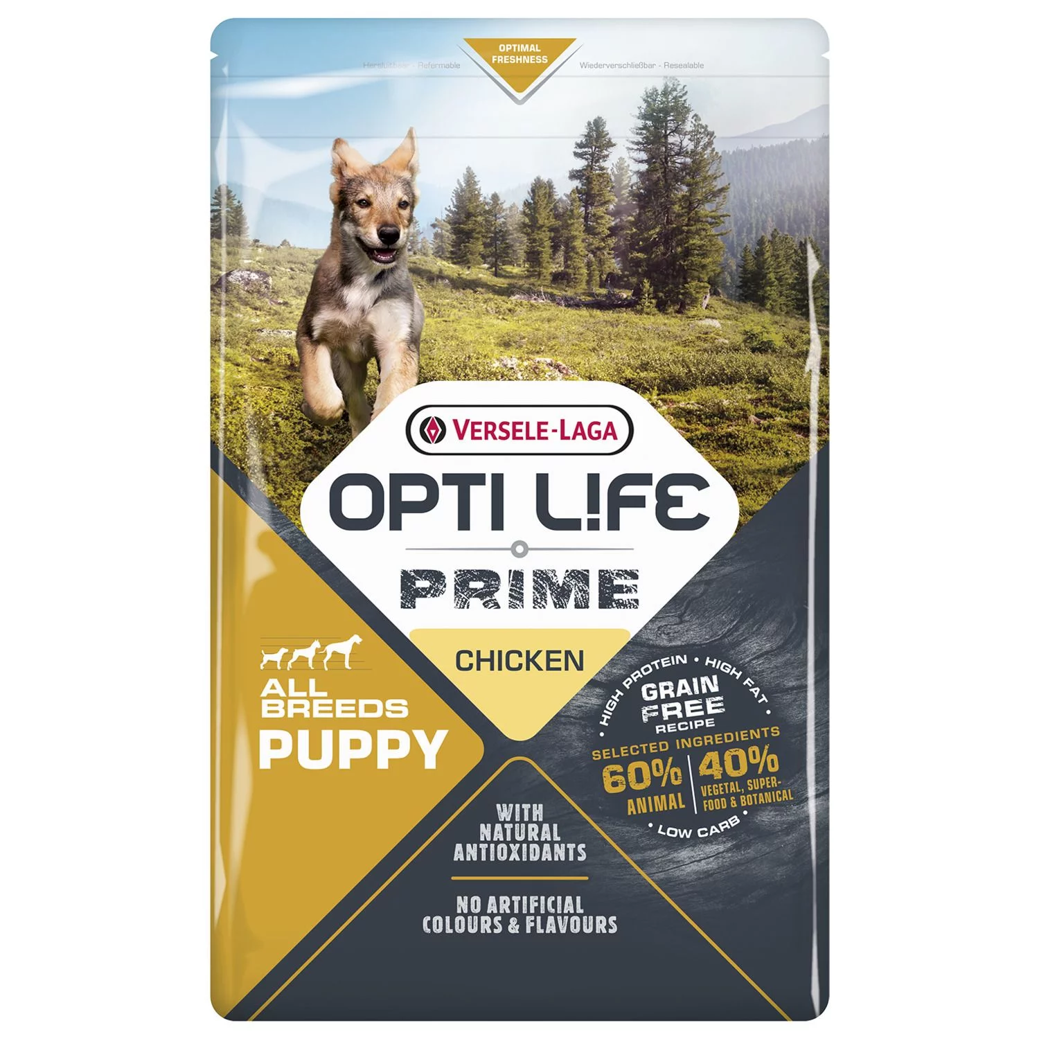 Opti Life Prime Puppy All Breeds Kip - Hondenvoer 1 Opti Life Prime Puppy All Breeds Kip - Hondenvoer