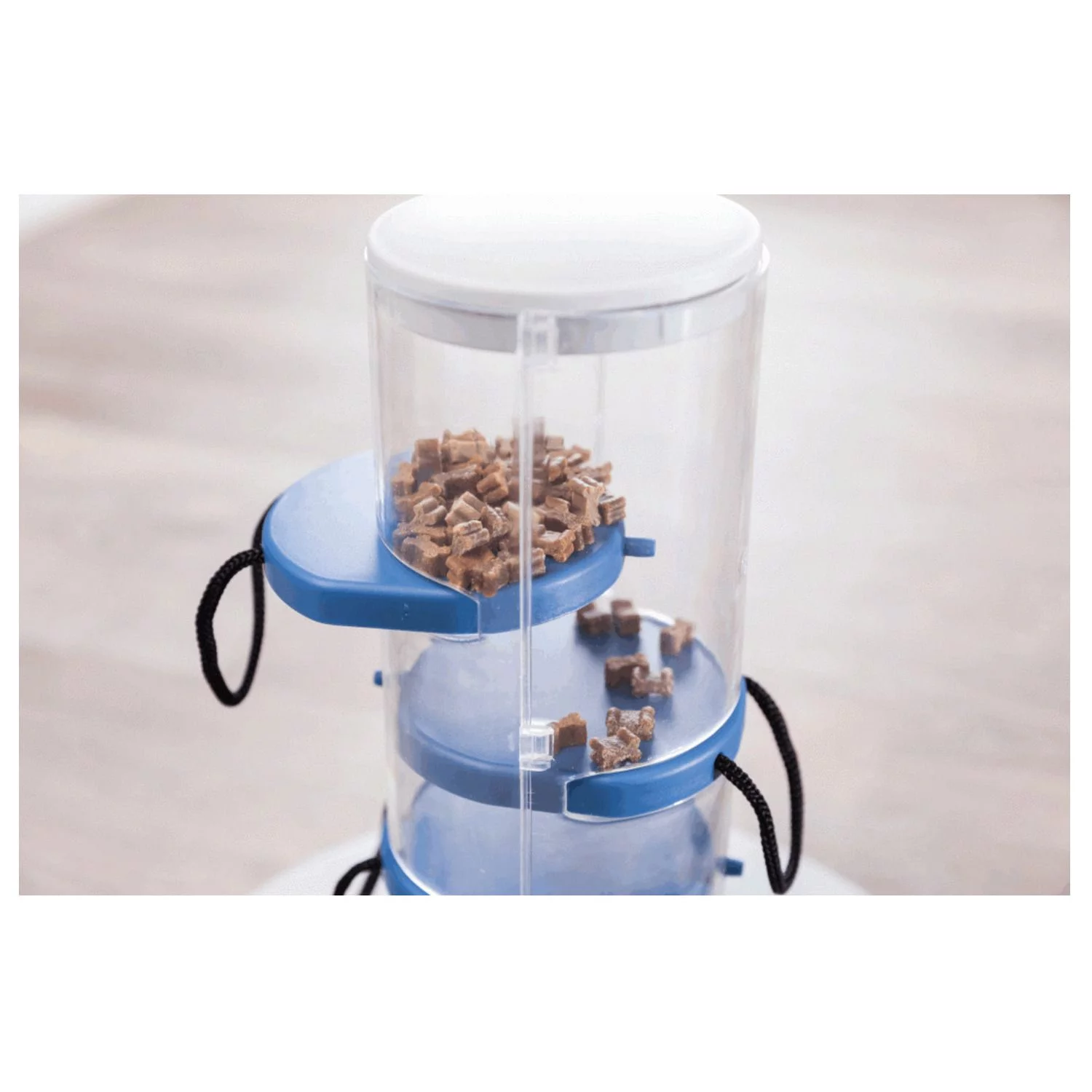 Trixie Dog Activity Gambling Tower Strategiespel - Hondenspeelgoed - Ø25 Cm Donkerblauw Wit Lichtblauw 1 Stuk Level 2 3 Trixie Dog Activity Gambling Tower Strategiespel - Hondenspeelgoed - Ø25 Cm Donkerblauw Wit Lichtblauw 1 Stuk Level 2 - Afbeelding 3