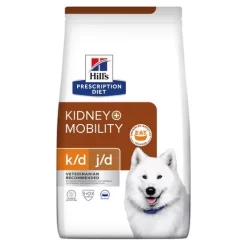 Hill's Prescription Diet K/D + Mobility - Kidney + Joint Care Zak - Hondenvoer - Kip 4 Kg