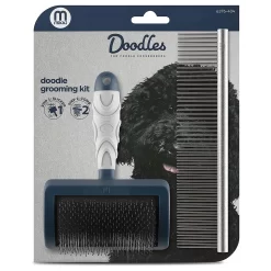 Mikki Doodle Grooming Kit - Hondenvachtborstel - Blauw Grijs -Dierbenodigdheden-Honden 8617 30018614 5