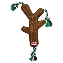 Kong Fetchstix Bruin&Groen&Wit - Hondenspeelgoed