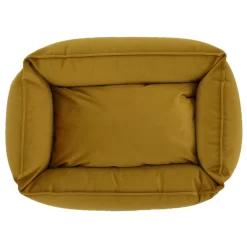 Wooff Mand Cocoon Velours - Hondenmand - 60x40x18 Cm Oker Small 9 Wooff Mand Cocoon Velours - Hondenmand - 60x40x18 Cm Oker Small -Dierbenodigdheden-Honden 8691 342942 2