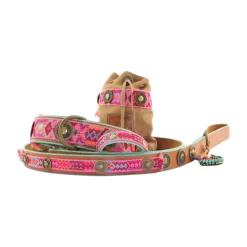 Dwam Halsband Boho Rosa Roze&Turquoise - Hondenhalsband 8 Dwam Halsband Boho Rosa Roze&Turquoise - Hondenhalsband -Dierbenodigdheden-Honden 8713 M 340665 4