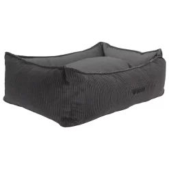 Wooff Cocoon Rib Velours Antraciet - Hondenmand 12 Wooff Cocoon Rib Velours Antraciet - Hondenmand -Dierbenodigdheden-Honden 8717237177482 2
