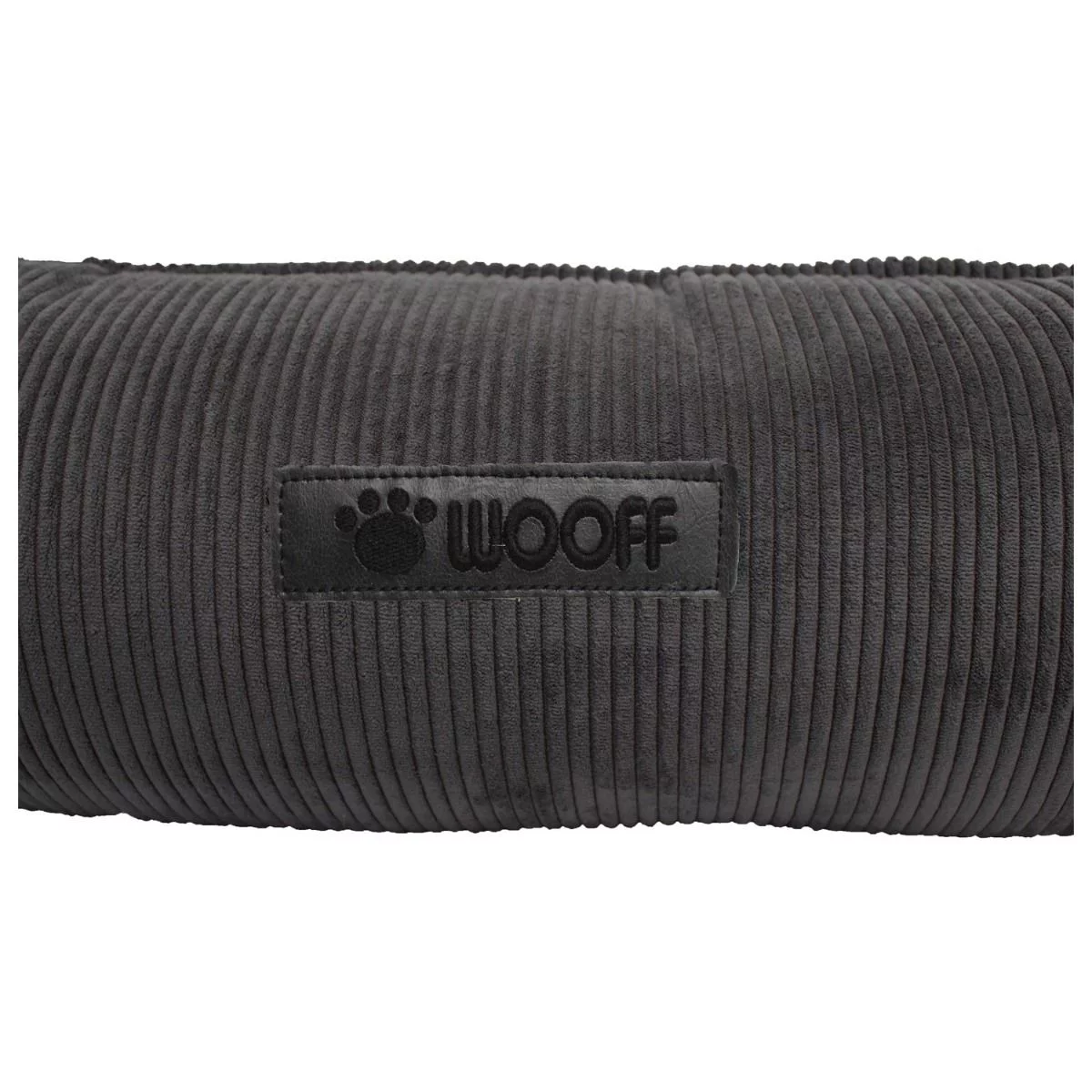 Wooff Cocoon Rib Velours Antraciet - Hondenmand 5 Wooff Cocoon Rib Velours Antraciet - Hondenmand - Afbeelding 5