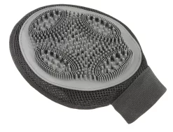 Ferplast Verzorgingsborstel Handschoen - Hondenvachtborstel - 24.5x19x2 Cm Rood Zwart Grijs