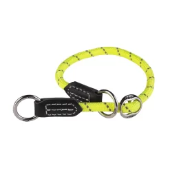 Rogz Rope Sliphalsband Geel - Hondenhalsband