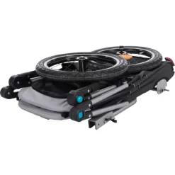 Trixie Fietskar Opvouwbaar - Hondenfietskar - 63x95x90/132 Cm Grijs Zwart Tot 22 Kg Medium -Dierbenodigdheden-Honden 8757 10049295 5