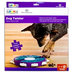 Nina Ottosson Dog Twister Prp Snack Puzzel - Hondenspeelgoed - 30x30 Cm Paars Level 3 -Dierbenodigdheden-Honden 8852 30021362 5