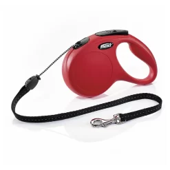 Flexi Rollijn Classic Koord M Rood - Hondenriem