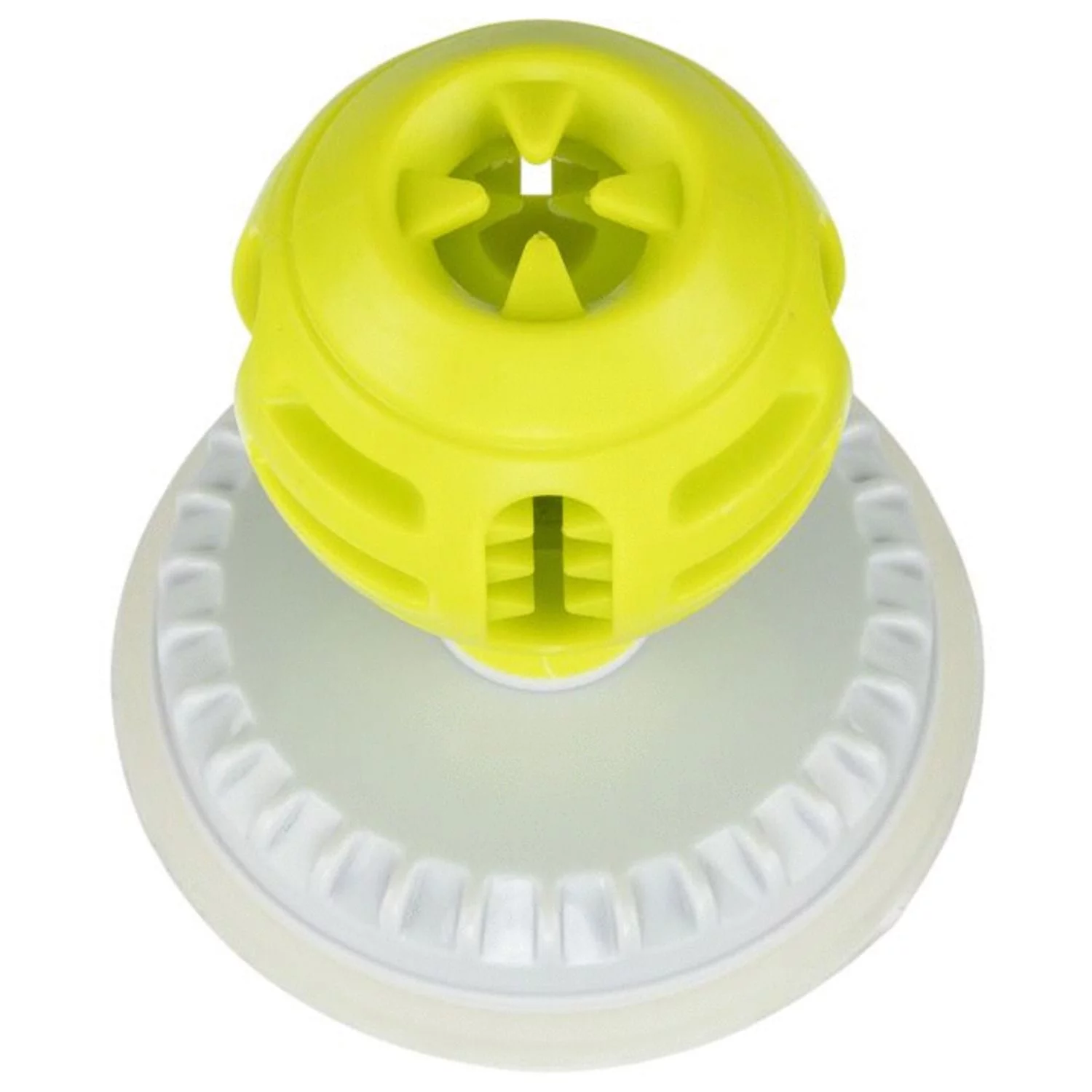 Trixie Lick'N' Snack Bal - Hondenspeelgoed - Ø8/12x13 Cm Groen Grijs 4 Trixie Lick'N' Snack Bal - Hondenspeelgoed - Ø8/12x13 Cm Groen Grijs - Afbeelding 4