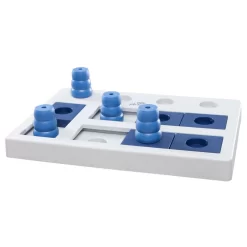 Trixie Dog Activity Chess Denkspel - Hondenspeelgoed - 40x27 Cm 1.3 Kg Donkerblauw Wit Lichtblauw 1 Stuk Level 2