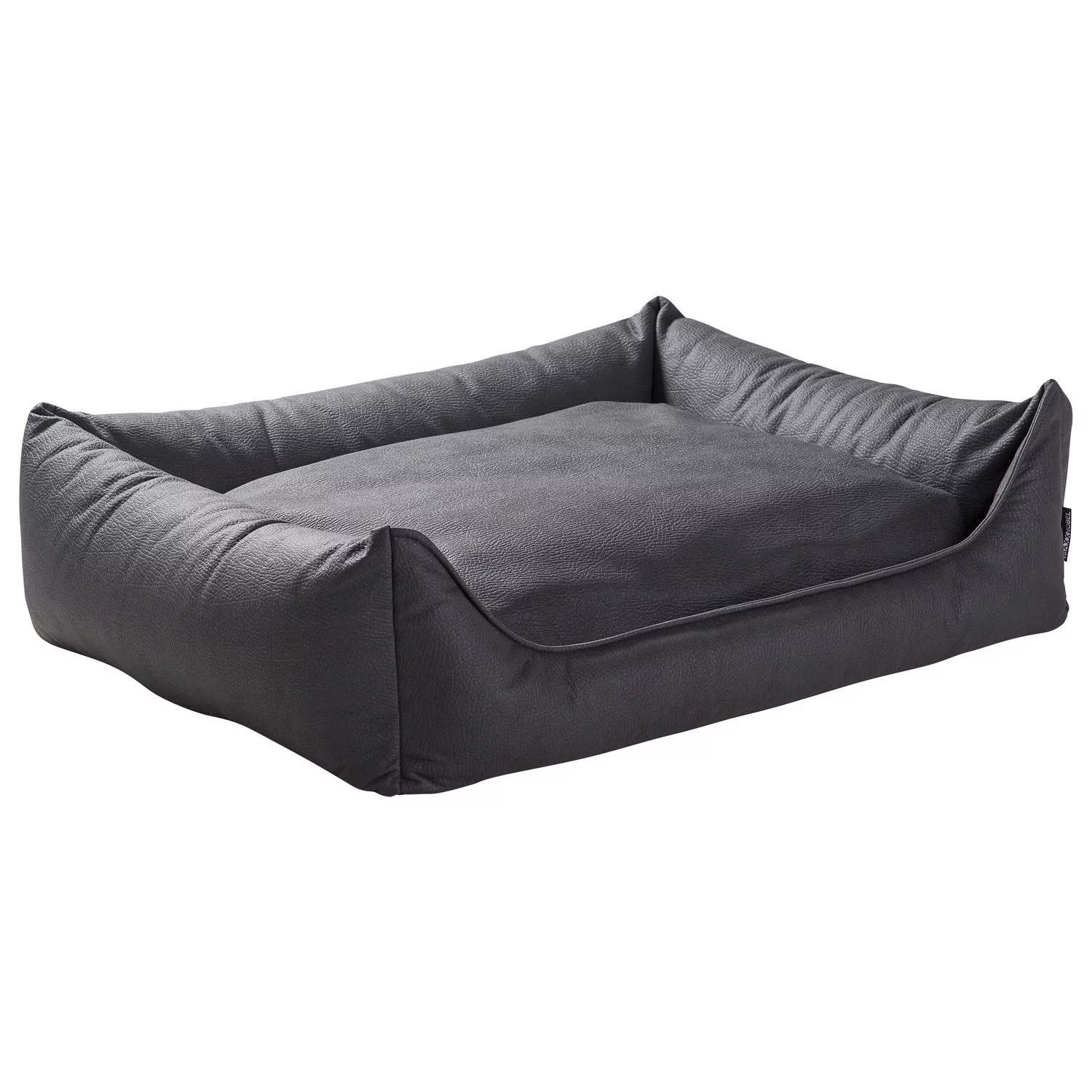 Maxxnobel Ultra Orthopedische Sofa Lederlook Zwart - Hondenbank 1 Maxxnobel Ultra Orthopedische Sofa Lederlook Zwart - Hondenbank