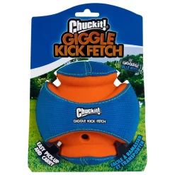 Chuckit! Chuckit Giggle Kick Fetch - Hondenspeelgoed - 14 Cm Blauw Oranje