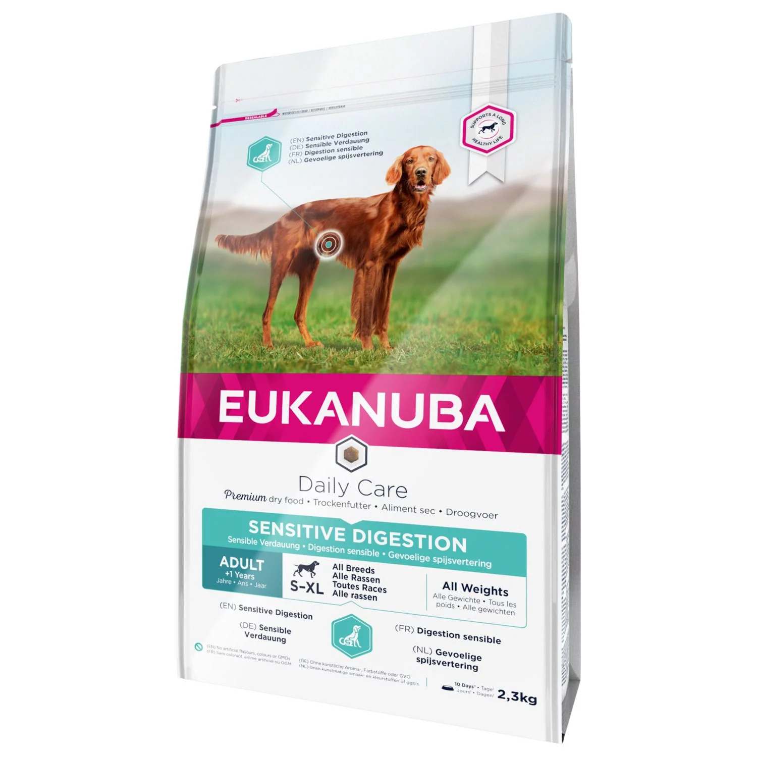 Eukanuba Daily Care Adult Sensitive Digestion - Hondenvoer 2 Eukanuba Daily Care Adult Sensitive Digestion - Hondenvoer - Afbeelding 2
